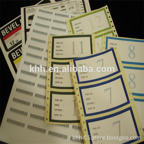 High Quanlity Factory Whole Sale Custom Printing Sticker Label